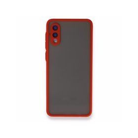 Samsung Galaxy A02 Montreal Silikon Kapak Kırmızı Kılıf