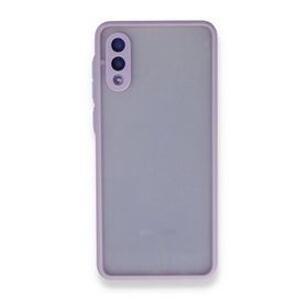 Samsung Galaxy A02 Montreal Silikon Kapak Mor Kılıf
