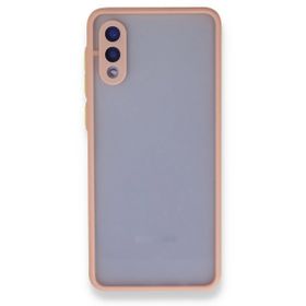 Samsung Galaxy A02 Montreal Silikon Kapak Pembe Kılıf