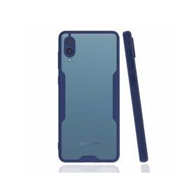 Samsung Galaxy A02 Platin Silikon Lacivert Kılıf