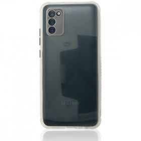 Samsung Galaxy A02S Miami Şeffaf Silikon Şeffaf Kılıf