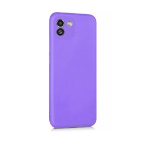 Samsung Galaxy A03 Lila Uyumlu Silikon Kılıf