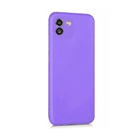 Samsung Galaxy A03 Lila Uyumlu Silikon Kılıf