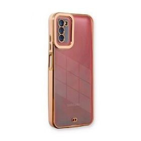 Samsung Galaxy A03S Liva Lens Silikon Rose Kılıf