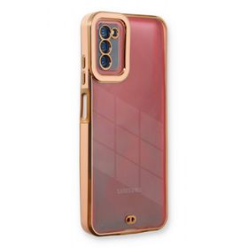 Samsung Galaxy A03S Liva Lens Silikon Rose Kılıf