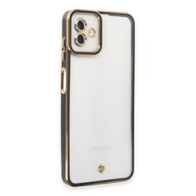 Samsung Galaxy A04 Liva Lens Silikon Siyah Kılıf