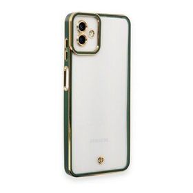 Samsung Galaxy A04 Liva Lens Silikon Yeşil Kılıf