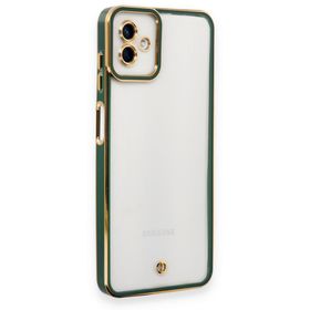 Samsung Galaxy A04 Liva Lens Silikon Yeşil Kılıf