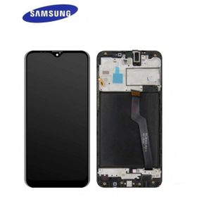 Samsung Galaxy A10 A105 Dokunmatik Siyah Servis Çıtalı Lcd Ekran