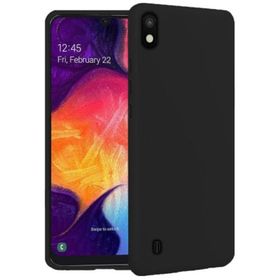 Samsung Galaxy A10 İçi Kadife Siyah Uyumlu Silikon Kılıf