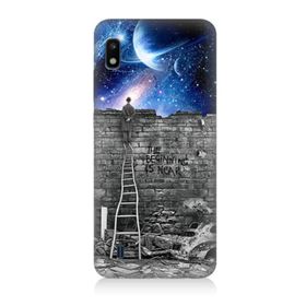 Samsung Galaxy A10 Uzay Desenli Silikon Kılıf