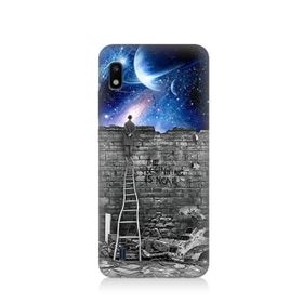 Samsung Galaxy A10 Uzay Desenli Silikon Kılıf