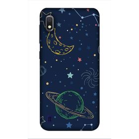 Samsung Galaxy A10 Uzay Desenli Silikon Kılıf