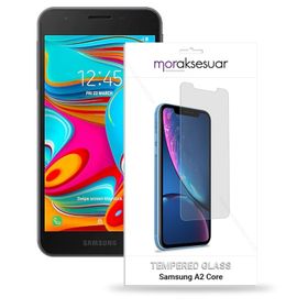 Samsung Galaxy A2 Core Temperli Ekran Koruyucu Uyumlu Kırılmaz Cam