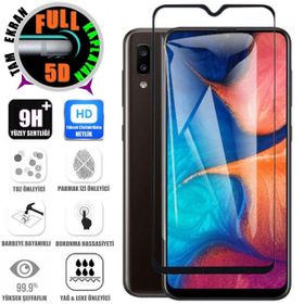 Samsung Galaxy A20 Temperli Ekran Koruyucu Uyumlu Kırılmaz Cam