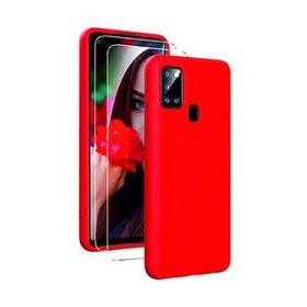 Samsung Galaxy A21s Kırmızı Uyumlu Silikon Kılıf