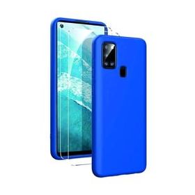 Samsung Galaxy A21s Mavi Uyumlu Silikon Kılıf