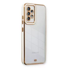 Samsung Galaxy A23 4G Liva Lens Silikon Beyaz Kılıf