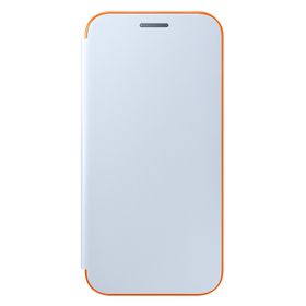 Samsung Galaxy A3 2017 Neon Mavi Kapaklı Kılıf