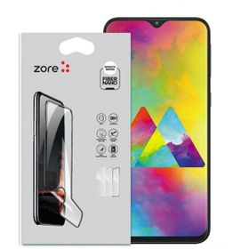 Samsung Galaxy A30 Fiber Tam Kaplayan Nano Siyah Ekran Koruyucu