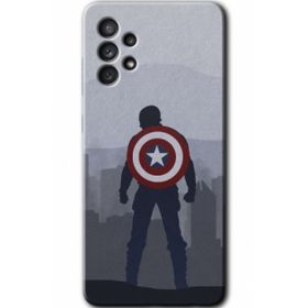 Samsung Galaxy A32 4G HD Desen Baskılı Arka Kapak - Captain Avenger Kılıfı