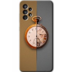 Samsung Galaxy A32 4G HD Desen Baskılı Arka Kapak - Clocks Artwork Kılıfı