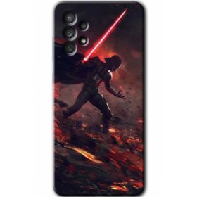 Samsung Galaxy A32 4G HD Desen Baskılı Arka Kapak - Darh Vader Wars Kılıfı