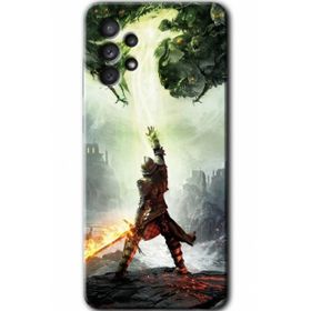 Samsung Galaxy A32 4G HD Desen Baskılı Arka Kapak - Dragon Hunter Kılıf