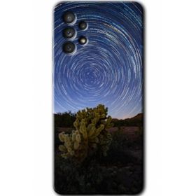 Samsung Galaxy A32 4G HD Desen Baskılı Arka Kapak - Eclipse Sky Kılıf