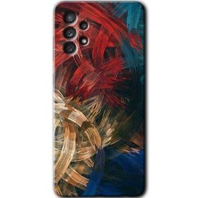 Samsung Galaxy A32 4G HD Desen Baskılı Arka Kapak - Karma Boyalar Kılıf