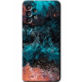 Samsung Galaxy A32 4G HD Desen Baskılı Arka Kapak - Liquid Colorfull Kılıf