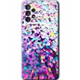 Samsung Galaxy A32 4G HD Desen Baskılı Arka Kapak - Mosaic Fragments Colorfull Kılıf