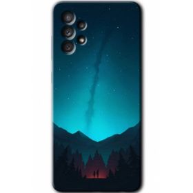 Samsung Galaxy A32 4G HD Desen Baskılı Arka Kapak - Night Fores Mount Kılıf