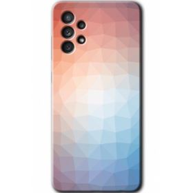 Samsung Galaxy A32 4G HD Desen Baskılı Arka Kapak - Polygon Graident 3 Kılıf