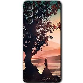 Samsung Galaxy A32 4G HD Desen Baskılı Arka Kapak - Yalnız Savaşcı Kılıf