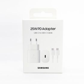 Samsung Galaxy A33 5G Fast Charging 25W Type-C Çıkışlı Kablolu Beyaz Şarj Aleti