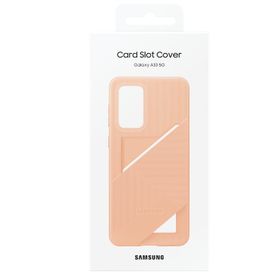 Samsung Galaxy A33 Kart Yuvalı Turuncu Kılıf