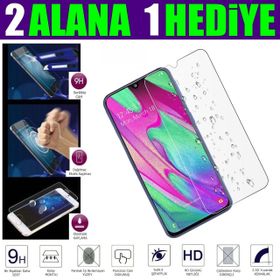 Samsung Galaxy A40 Temperli Ekran Koruyucu Kırılmaz Cam