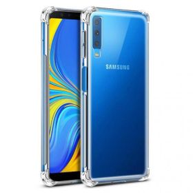 Samsung Galaxy A50 Kenar Şeffaf Antişok Uyumlu Silikon Kılıf