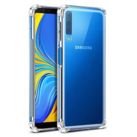 Samsung Galaxy A50 Kenar Şeffaf Antişok Uyumlu Silikon Kılıf
