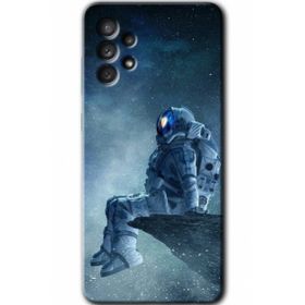 Samsung Galaxy A52 HD Desen Baskılı Arka Kapak - Astronot Yalnızlığı Kılıf