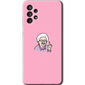 Samsung Galaxy A52 HD Desen Baskılı Arka Kapak - Bad Grandmother Kılıf