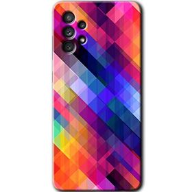 Samsung Galaxy A52 Hd Desen Baskılı Multi Oblique Arka Kapak Kılıf