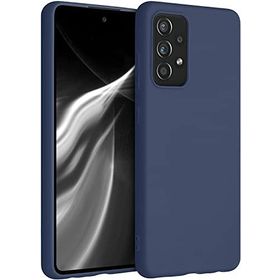 Samsung Galaxy A52s İnce Mat Esnek Silikon Lacivert Kılıf
