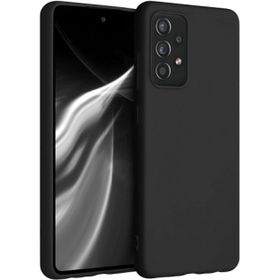 Samsung Galaxy A52s İnce Mat Esnek Silikon Siyah Kılıf