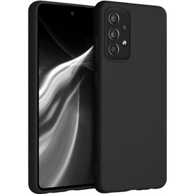 Samsung Galaxy A52s İnce Mat Esnek Silikon Siyah Kılıf