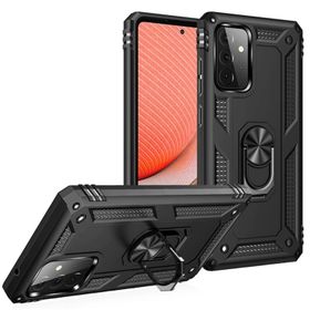 Samsung Galaxy A52s Zırhlı Standlı Mıknatıslı Tank Kapak Kırmızı Kılıf