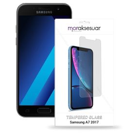 Samsung Galaxy A7 2017 SM A720F Temperli Ekran Koruyucu Uyumlu Kırılmaz Cam