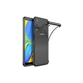 Samsung Galaxy A7 2018 Glitter Siyah Uyumlu Silikon Kılıf