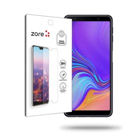 Samsung Galaxy A7 2018 Temperli Ekran Koruyucu Uyumlu Kırılmaz Cam
